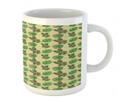 Exotic Leaves Scenery Mug