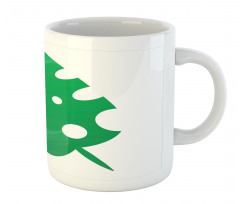 Simple Tropical Leaf Mug