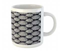 Modernistic Leaves Art Mug