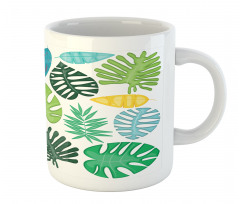 Colorful Bold Leaves Mug