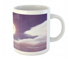 Dramatic Moon and Clouds Mug