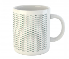 Symmetric Simple Butterfly Mug