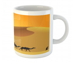 Camel Caravan Sahara Desert Mug