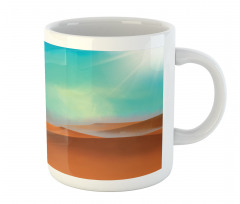 Fine Art Desert and Sky Scene Mug