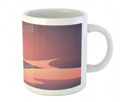 Warm Colors Sky and Desert Mug