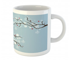 Snowflakes on Branches Mug