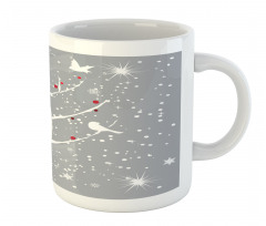 Red Berries and Birds Mug