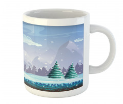 Mountains Hills Trees Mug