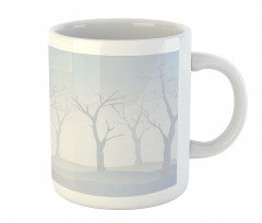 Misty Weather in the Forest Mug