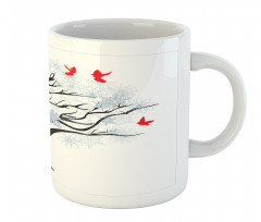 Birds Flying on a Tree Mug