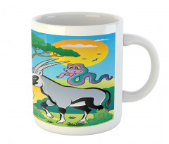 Rhino Antelope Snake Meerkat Mug