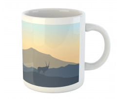 Hills with Open Sky Art Mug