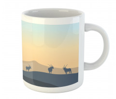 Animal Antlers Pastel Sky Mug