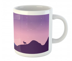 Animals Hill Ombre Night Mug