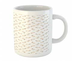 Detailed Sketch Animal Art Mug