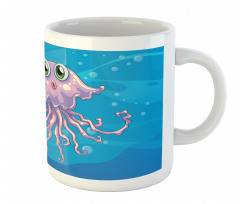 Aquatic Animal Character Mug