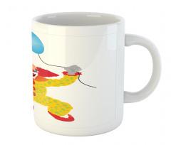 Happy Circus Entertainer Man Mug