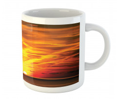 Sunset over Horizon Sea Mug