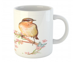 Bird on a Blossoming Tree Mug