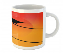 Avian Animal Sunset Mug