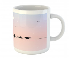 Pastel Tone Sky Moon Mug