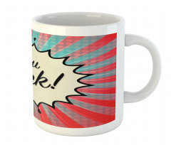 Sunbeams Halftone Graphic Mug