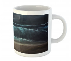 Gothic Wave Alone Woman Mug