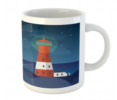 Lighthouse at Night Mug