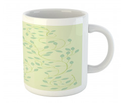 Abstract Grape Leaves Ivy Mug