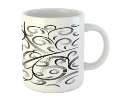 Curvy Lines Art Mug