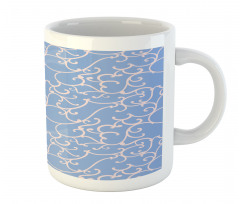 Rhythmic Curvy Branches Mug