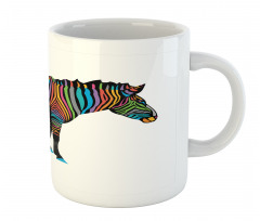 Animal Colorful Lines Mug