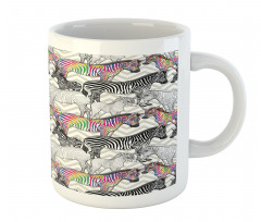 Funky Animal Chevrons Mug