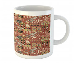 Primitive Animal Drawings Mug