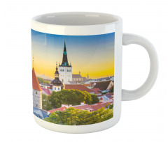 Estonia Historic Town Sunset Mug