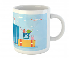 Families Off to a Vacation Mug