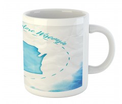 Explore Wisconsin Map Design Mug