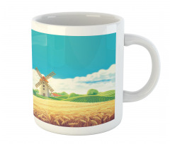 Countryside Wheat Field Mug