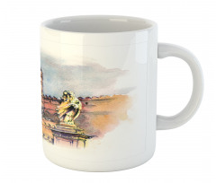 Monument in Palermo Sicily Mug