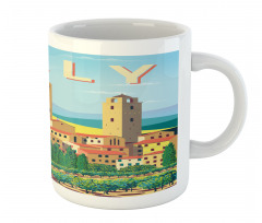 Summer Season Rural Landscape Mug