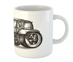 Farming Tractor Art Mug