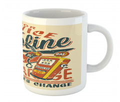 Grunge Gasoline Art Mug