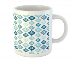 Diamond Shaped Triangles Mug