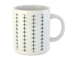 Aztec Inspired Retro Streaks Mug