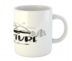 Mountain Lettering Mug