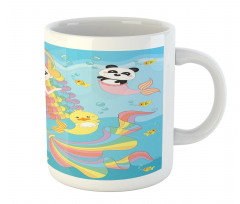 Funky Underwater Characters Mug