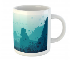 Freedivers and Coral Reef Mug