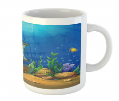 Undersea World Ship Wreck Mug