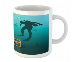 Divers and Sunken Ship Mug