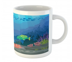 Oceanic Seaweed Seascape Mug